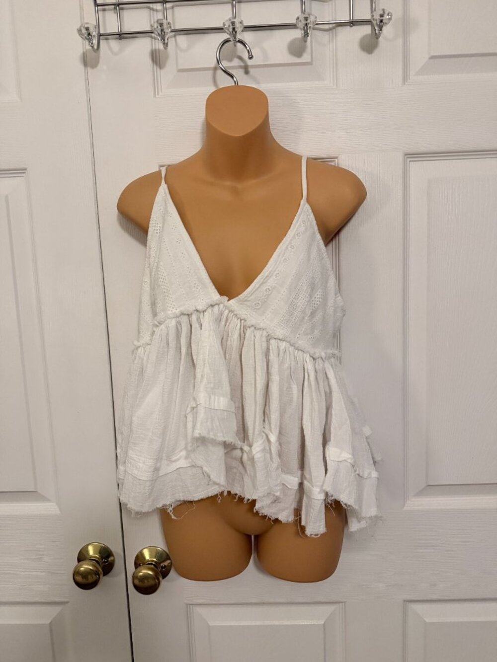 Princess Poly Zephyra White Boho Baby Doll Cami Top 12